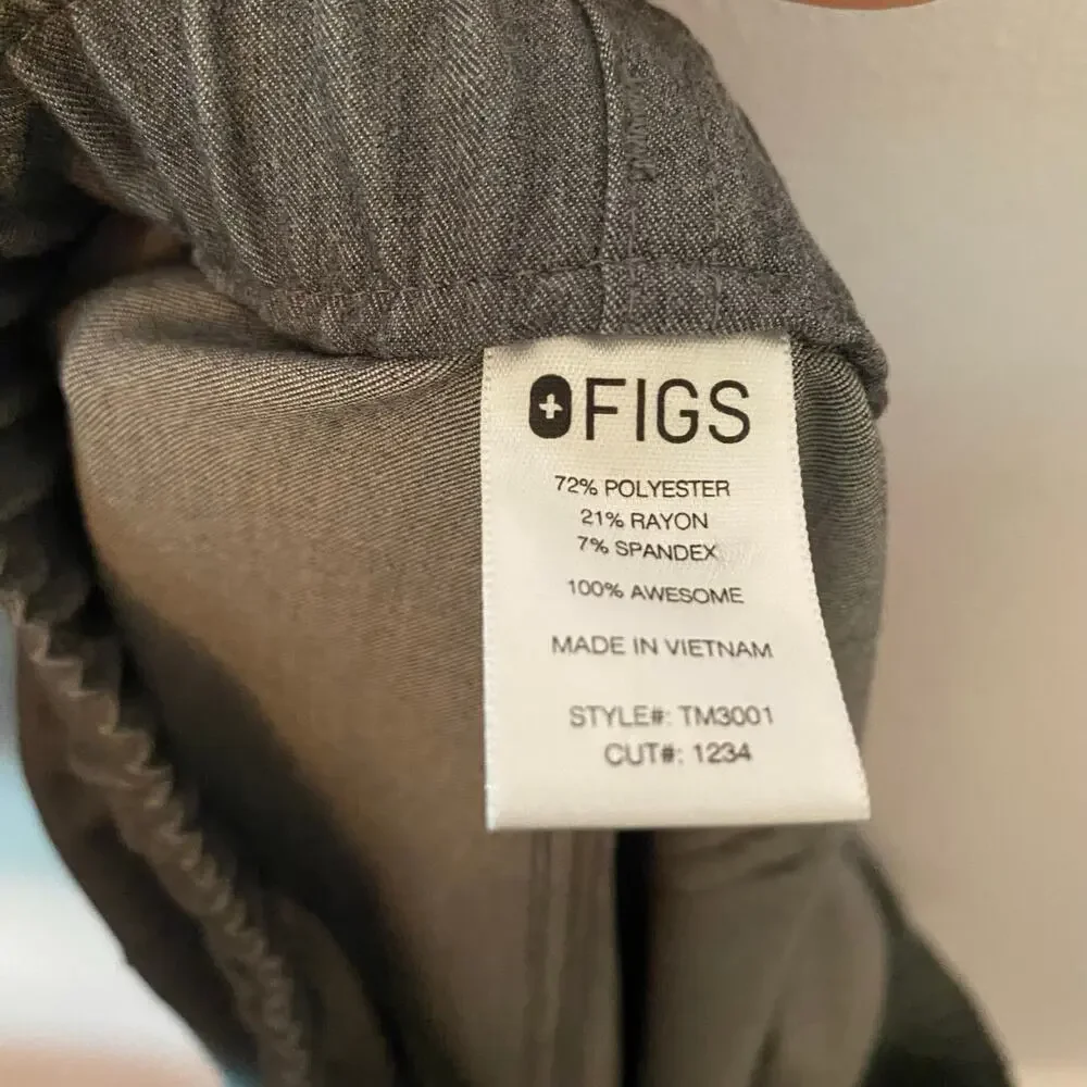 FIGS Graphite Gray Cairo Cargo Scrub Pants Uniform Nurse Doctor Men's size XXL